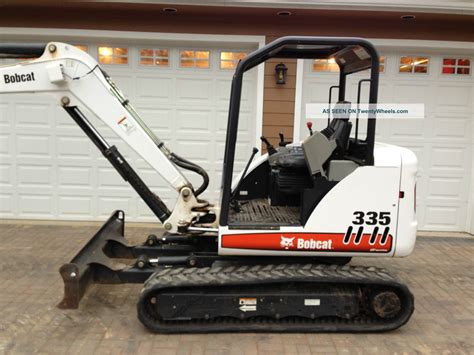 2007 bobcat 335 mini excavator for sale|bobcat 335g specs.